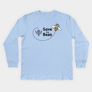 Save the Bees with Britannica Kids Long Sleeve T-Shirt